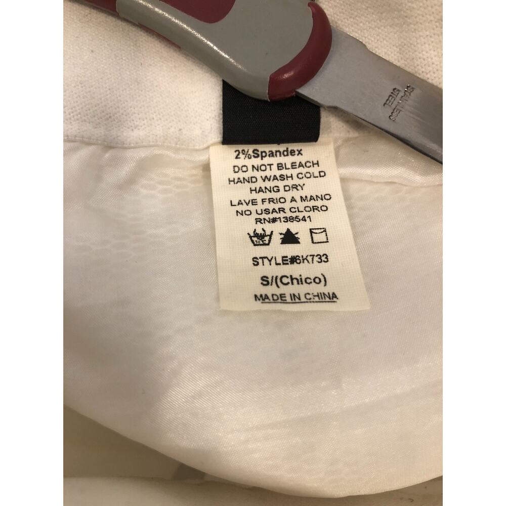 Windsor Skirt Women Sm Off White Embroidered Floral Nostalgia Cocktail Old Money - Picture 6 of 6